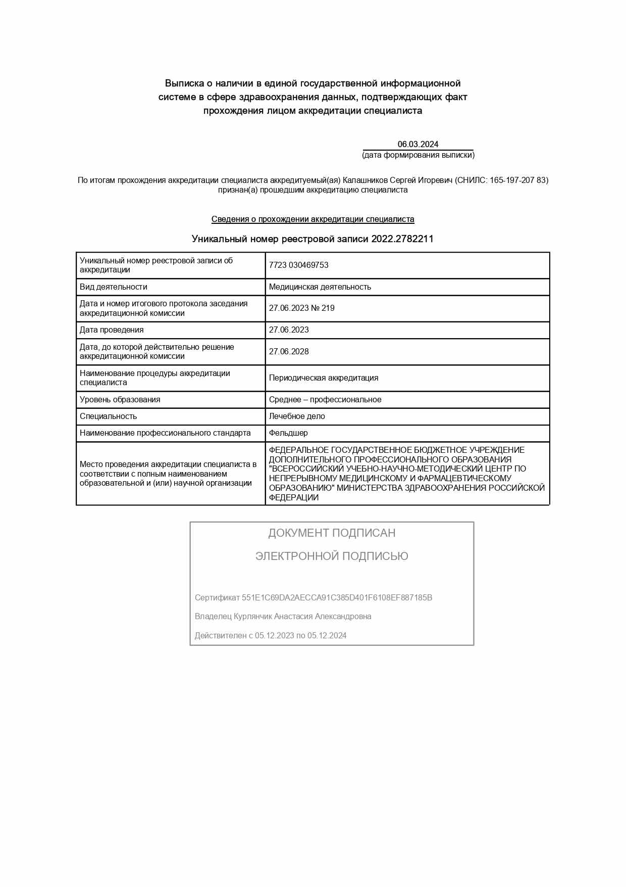 Аккредитация Аккредитация